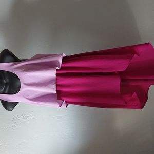 Sleeveless high-low dress